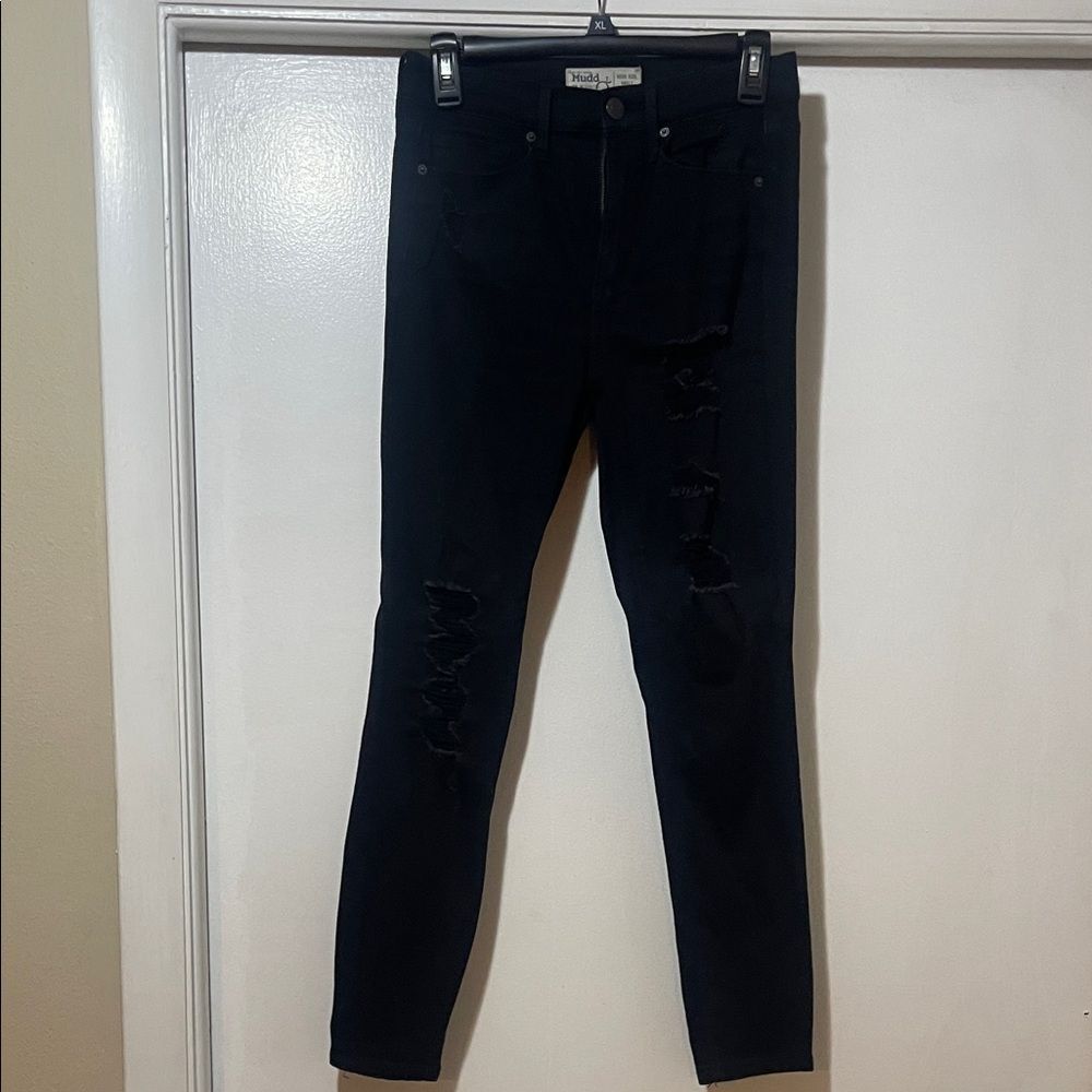 Mudd Women's Black Skinny Jeans high-rise ankle size 7
